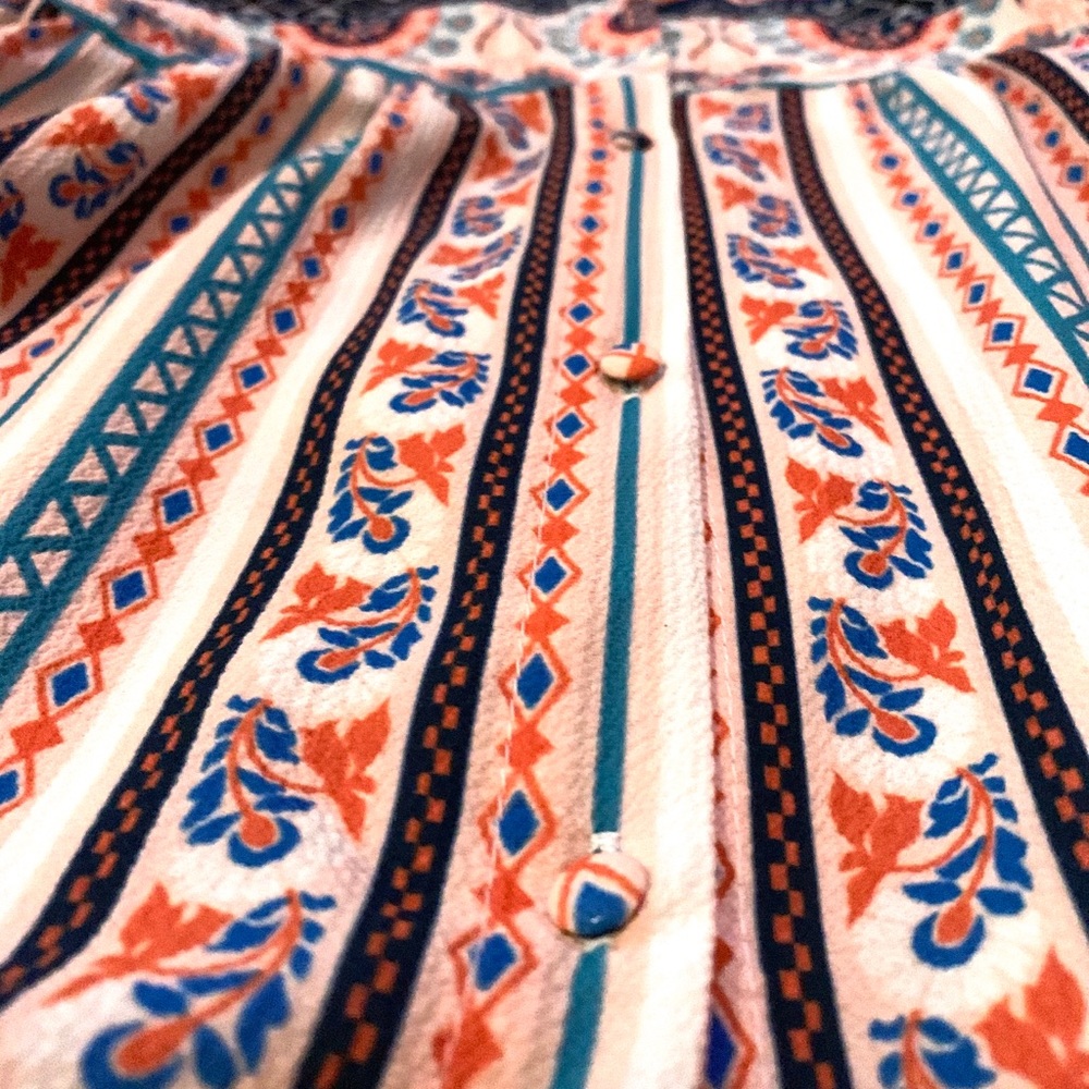 Flying Tomato Button Front Flutter Sleeve Small - image 3